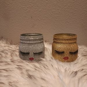 New Glitter Mason Jar Decor